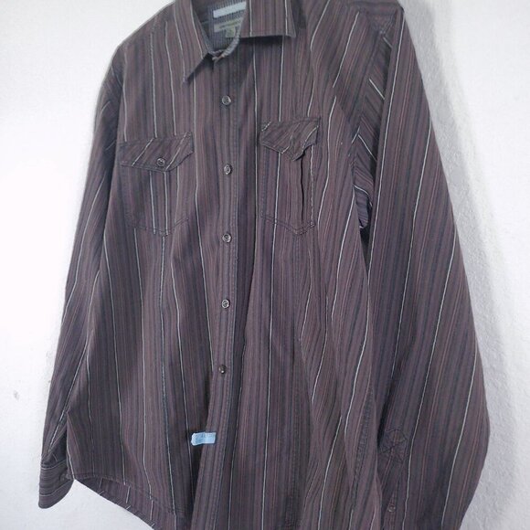 Johnston & Murphy Brown  Dress Shirt Size Extra Large - Picture 3 of 9